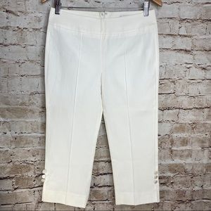 BEBE CROP DRESS WORK PANTS TROUSER